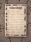 Navajo Basket Cluster Notepad To-Do