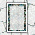 Turquoise Rings Notepad Grid